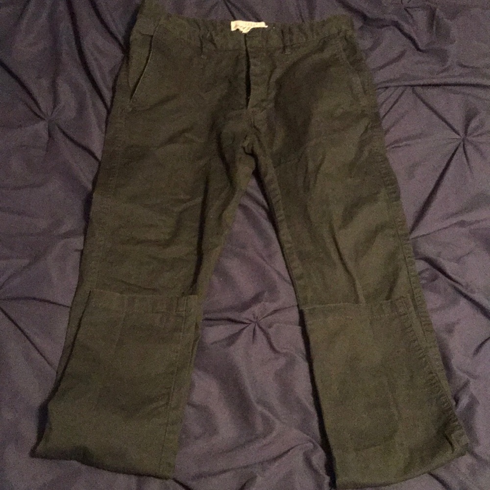 H and M Green Chino Pants - Skinny